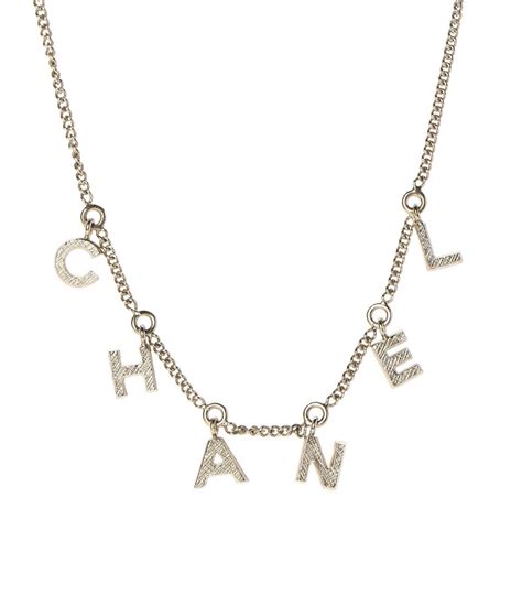 chanel monogram necklace|More.